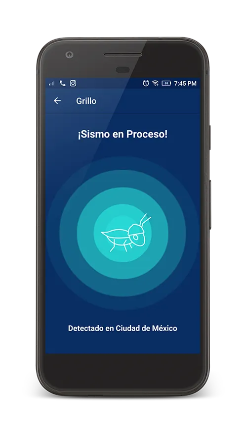 Grillo's public alert mobile app