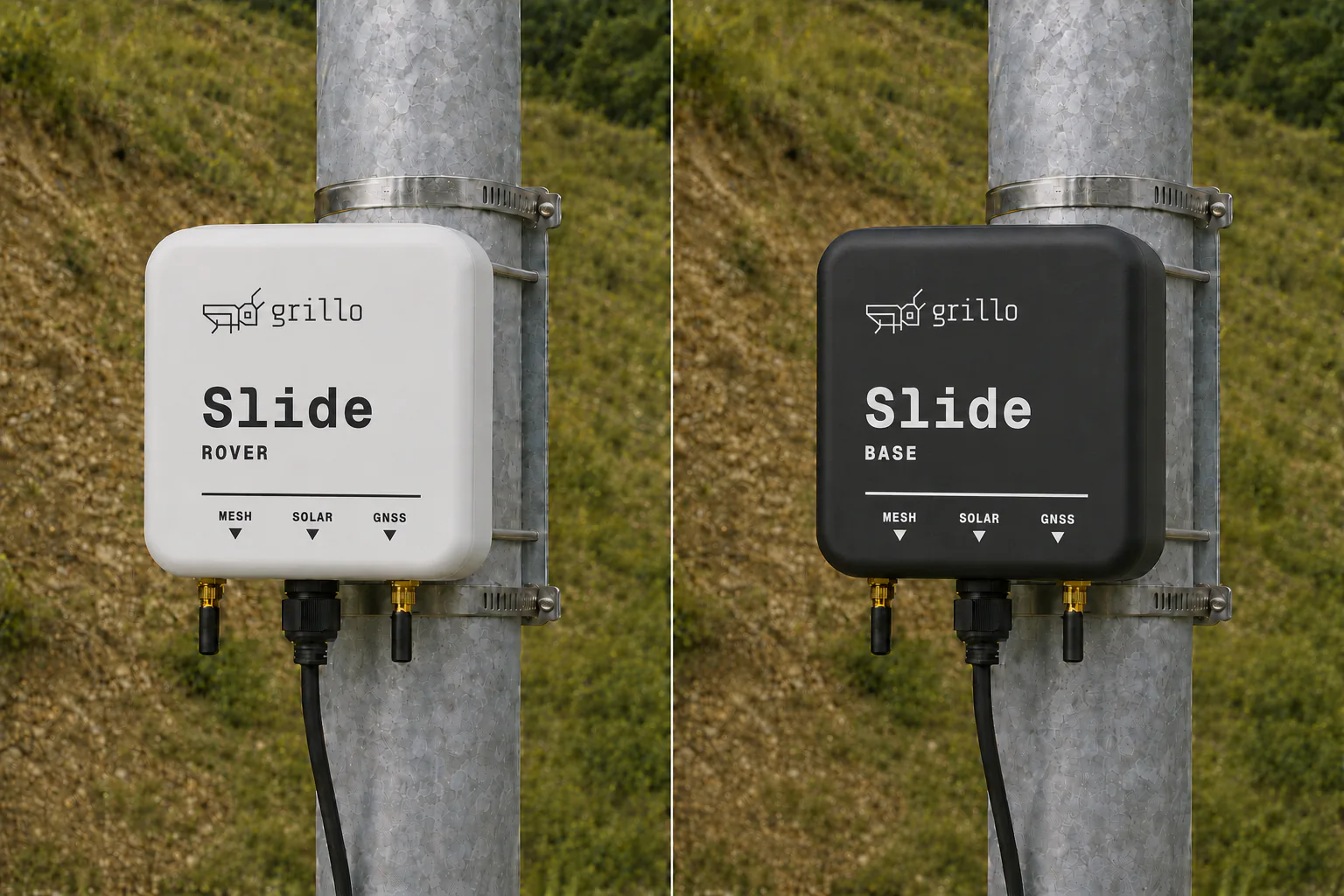 Grillo Slide base and rover devices